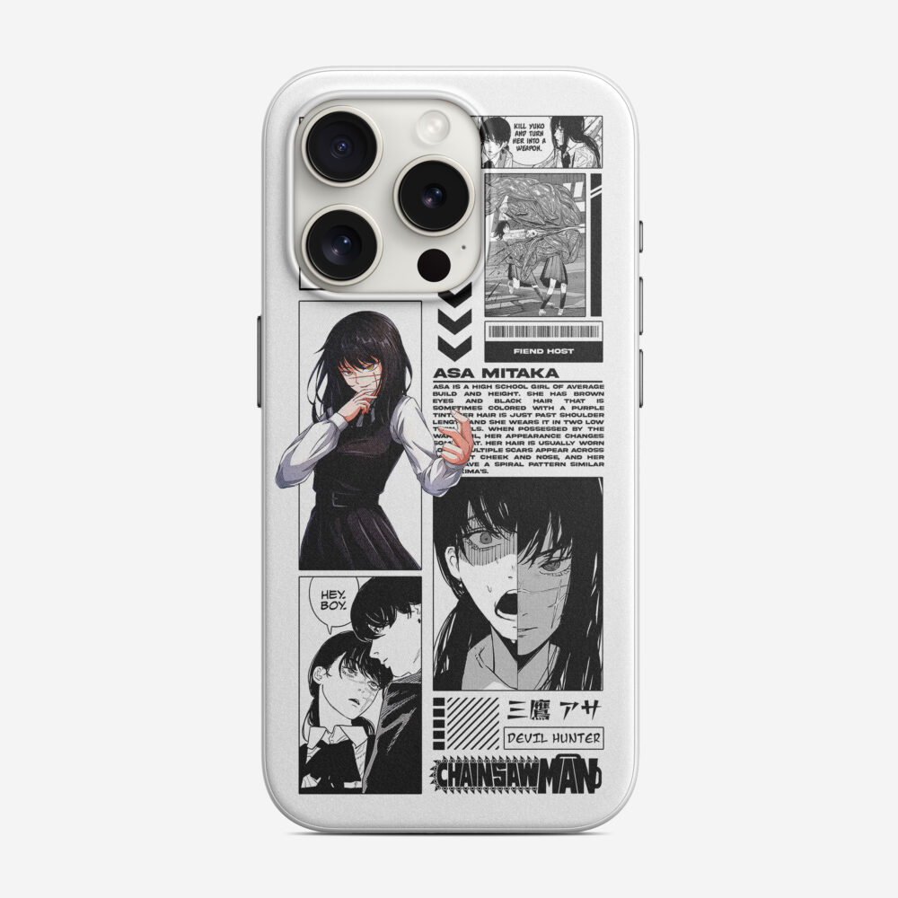 Seasonal Anime aki hayakawa manga ver. chainsawman phone case (salin)