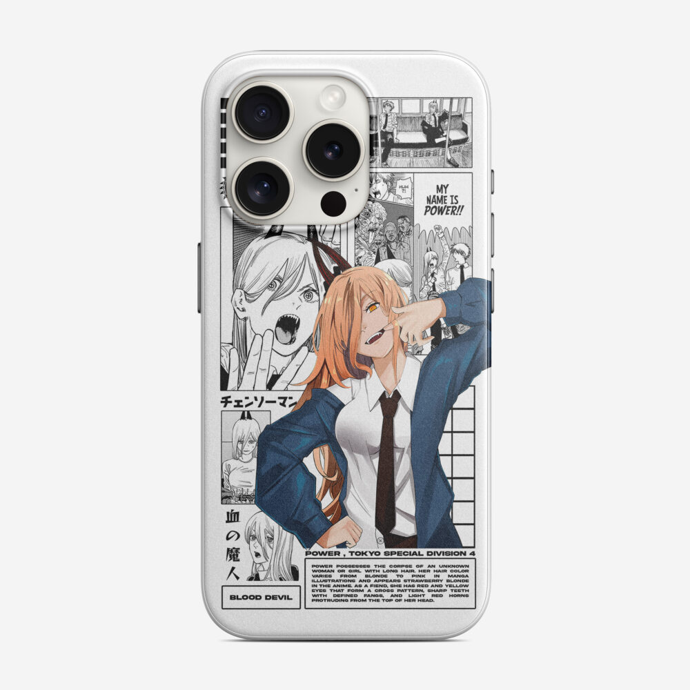 Seasonal Anime makima manga ver. chainsawman phone case (salin)