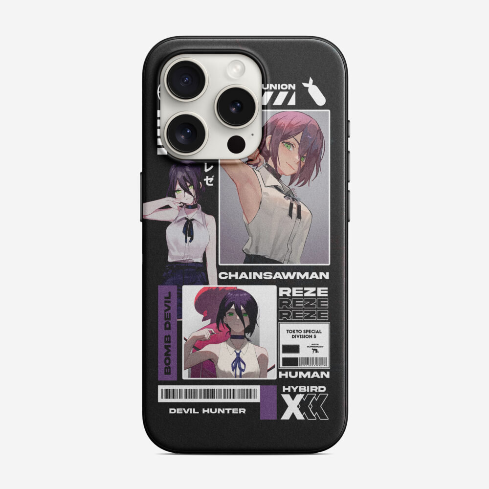 Seasonal Anime power chainsawman phone case (salin)
