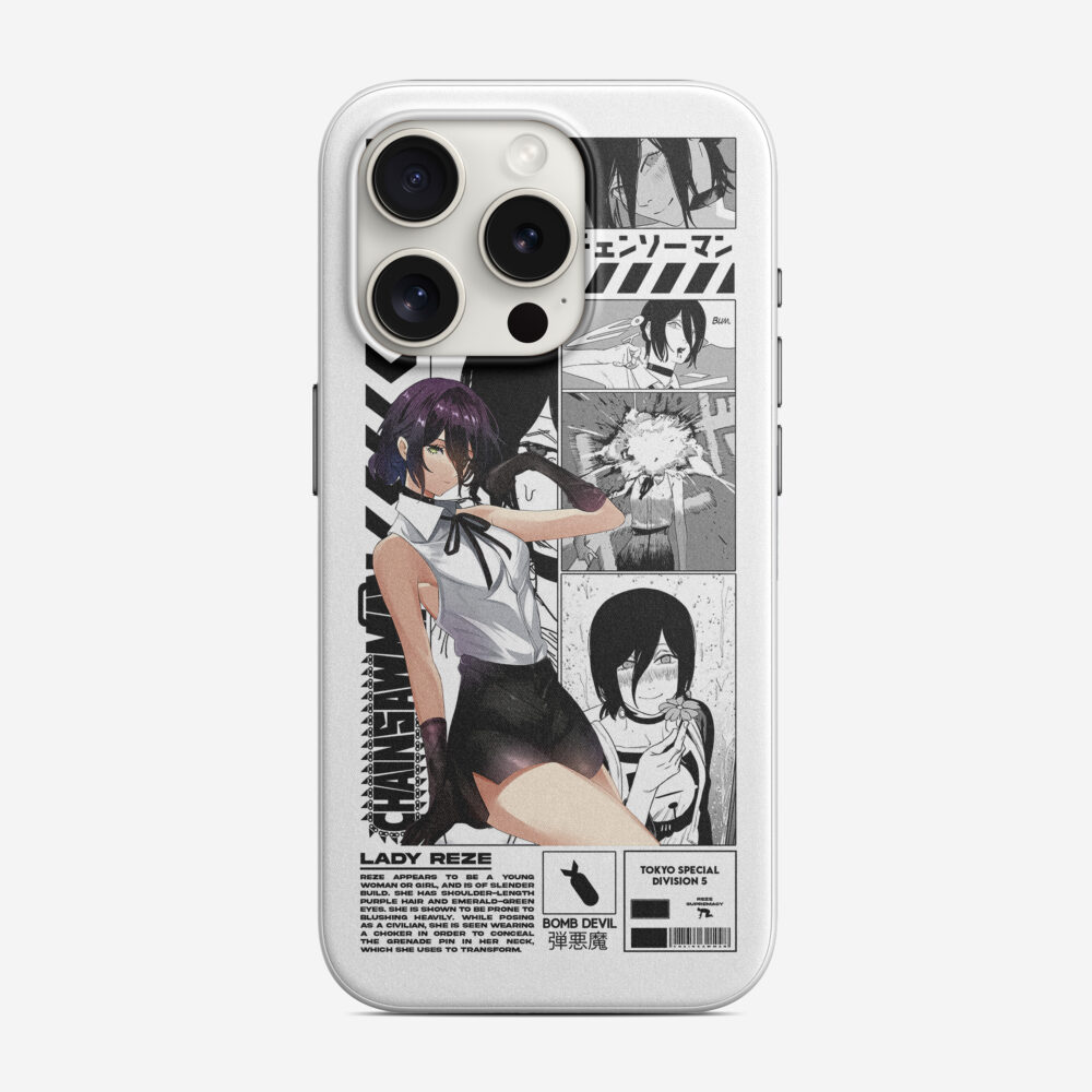 Seasonal Anime power manga ver. chainsawman phone case (salin)